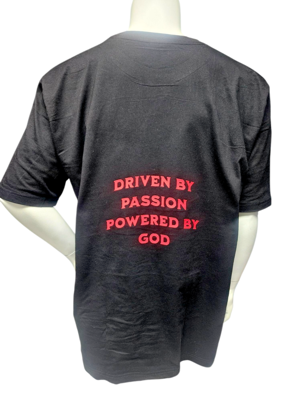 Over-Sized Driven by Passion, Powered by GOD Heavy T-Shirt