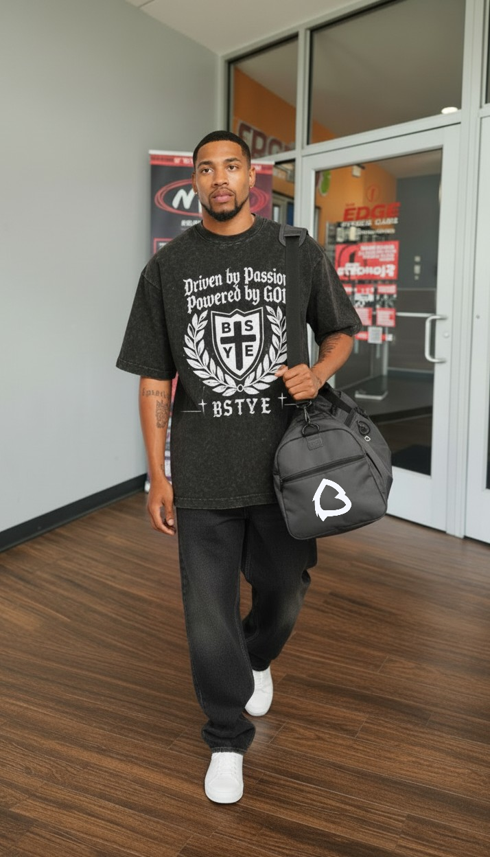 SHIELD OF FAITH SHIRT ( DRIVEN BY PASSION, POWERED BY GOD) - Image 2