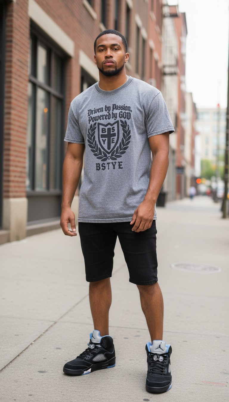 SHIELD OF FAITH SHIRT ( DRIVEN BY PASSION, POWERED BY GOD)