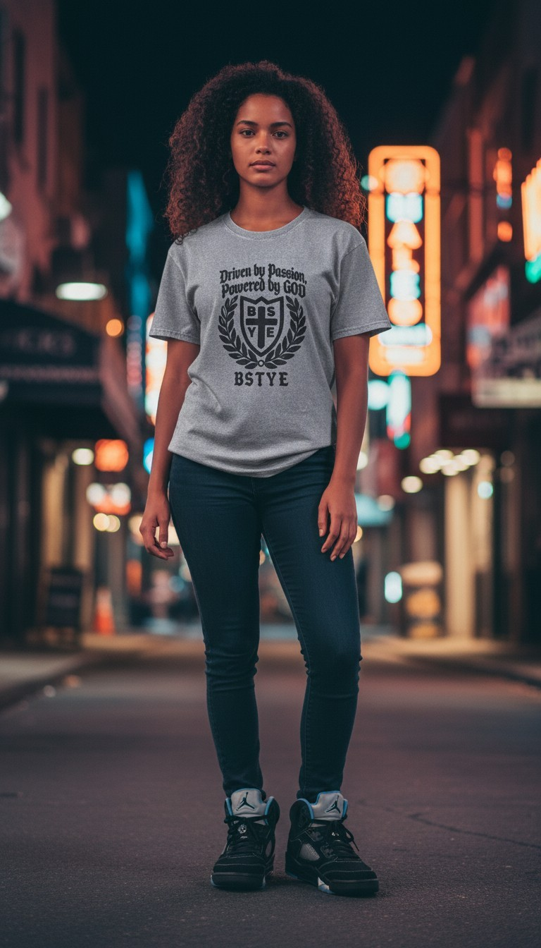 SHIELD OF FAITH SHIRT ( DRIVEN BY PASSION, POWERED BY GOD) - Image 5