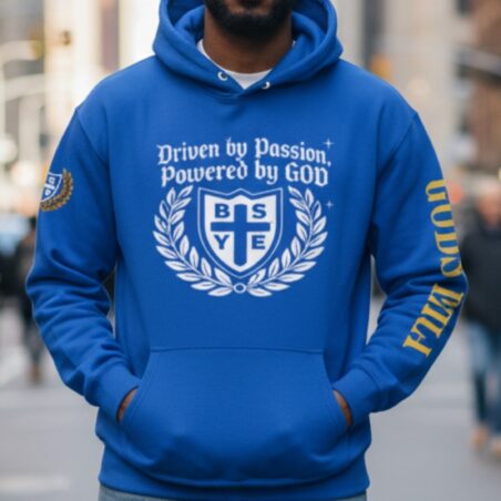 Dropped-Shoulder Shield of Faith Hoodie